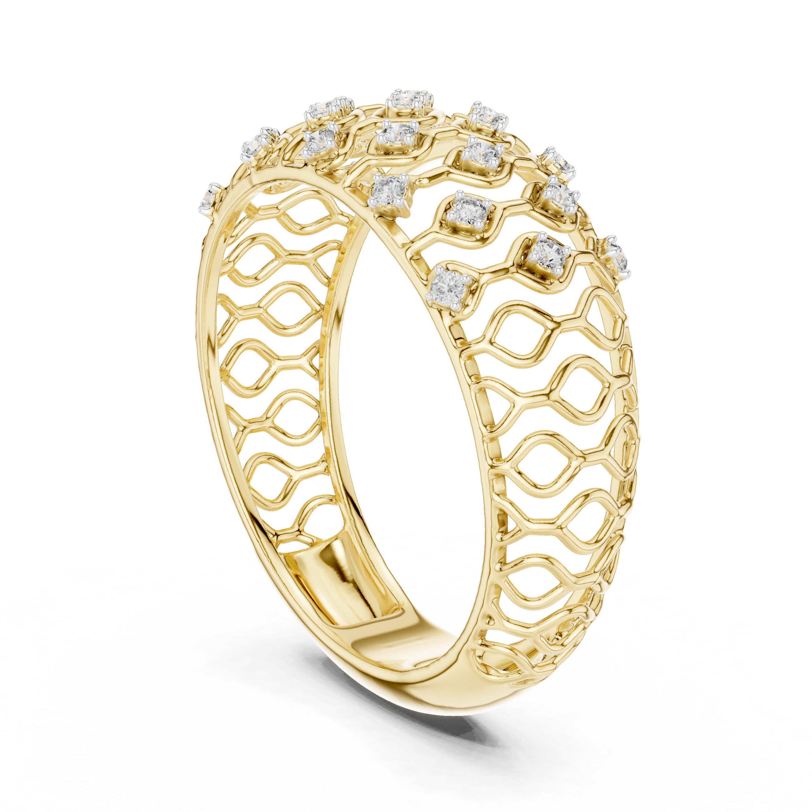 Goldyra - Diamant Ring - 18 Karaat Goud