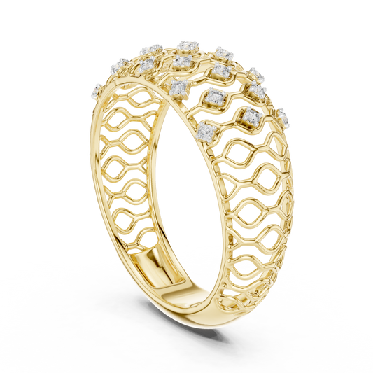 Goldyra - Diamant Ring - 18 Karaat Goud
