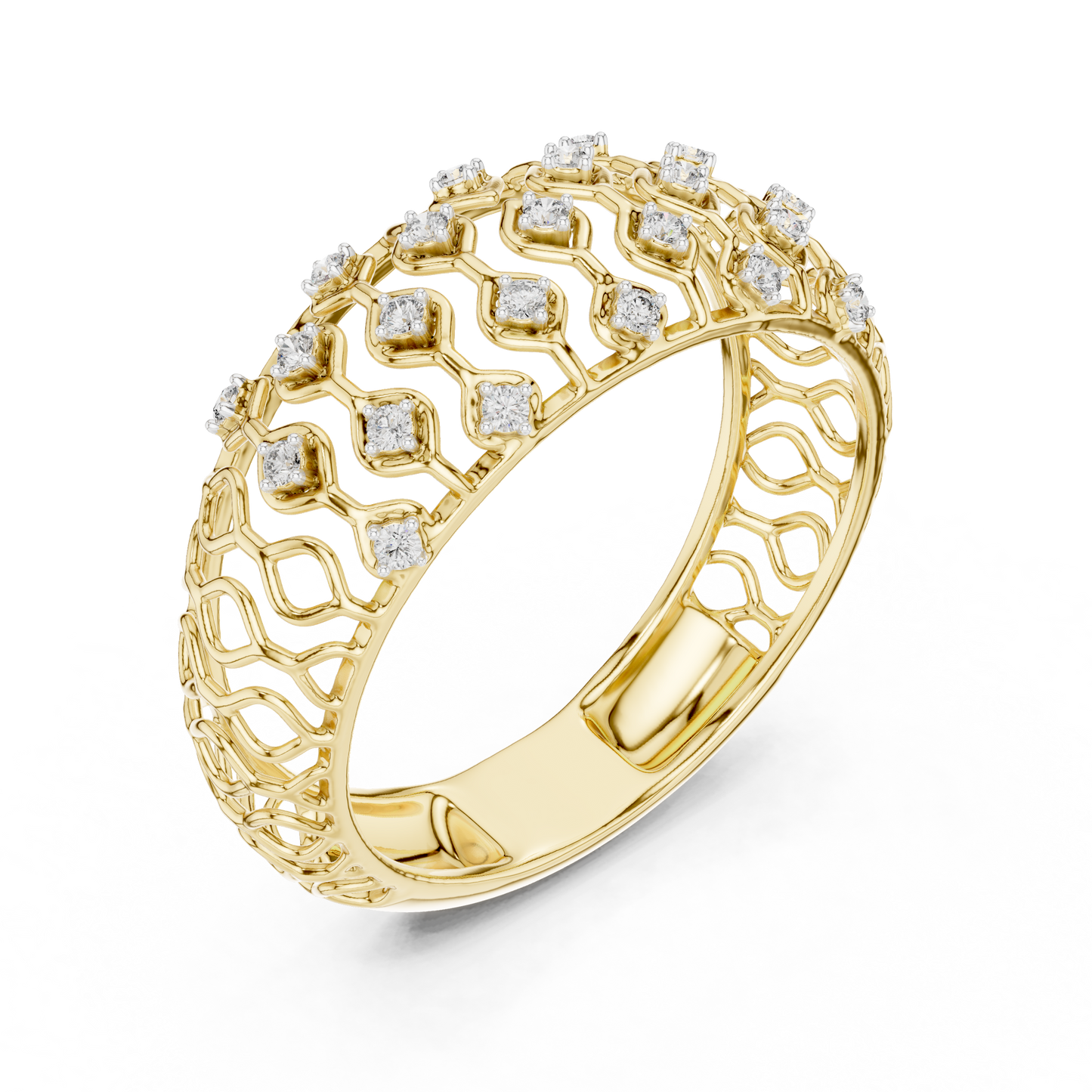 Goldyra - Diamant Ring - 18 Karaat Goud