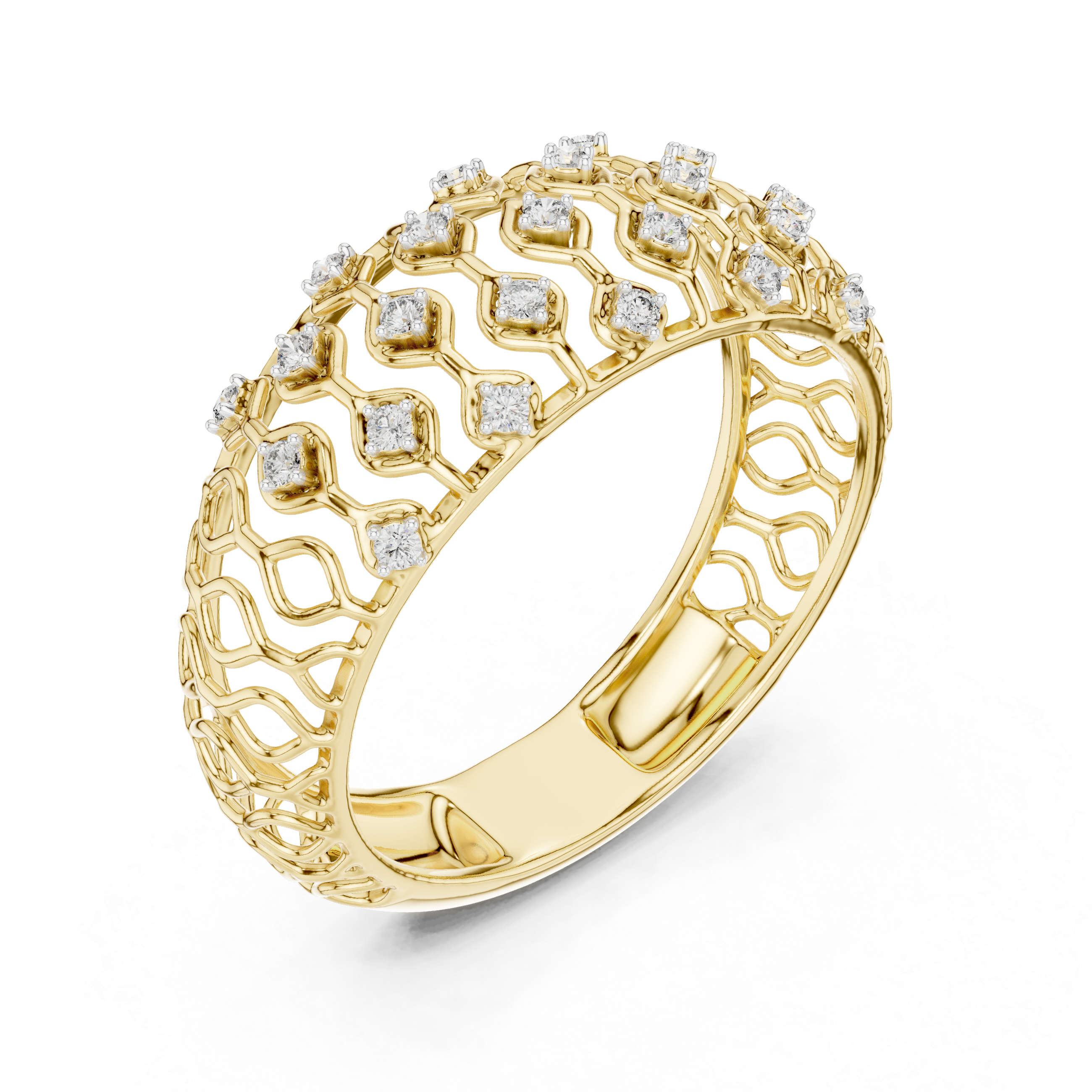 Goldyra - Diamant Ring - 18 Karaat Goud