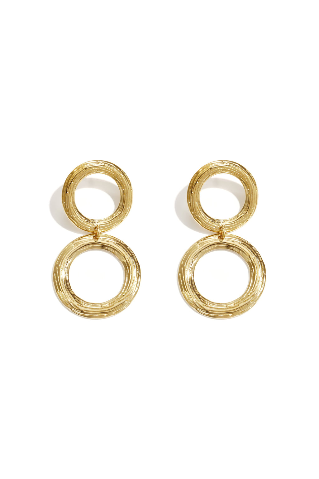 Stainless Steel Drop Earrings Circle Casual Daily Simple Series Women's jewelry