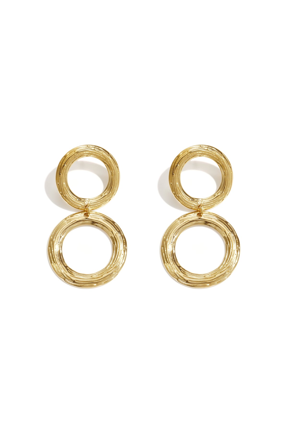 Stainless Steel Drop Earrings Circle Casual Daily Simple Series Women's jewelry