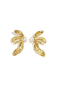 Stainless Steel Stud Earrings Flower Simple Simple Series Women's jewelry