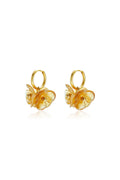 Stainless Steel Beads Earrings Flower Simple Daily Simple Series Women's jewelry