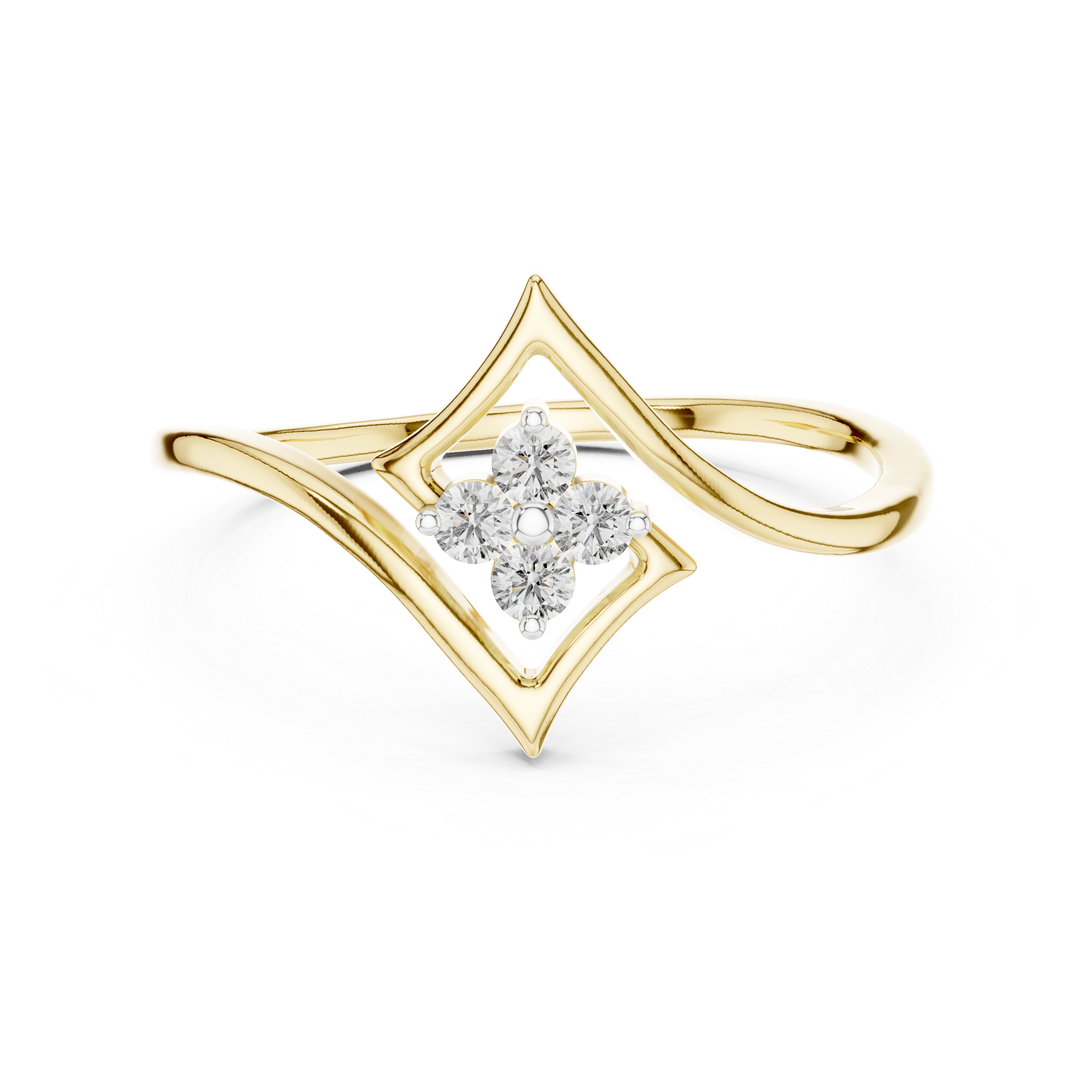 Goldyra - Diamant Ring - 18 Karaat Goud