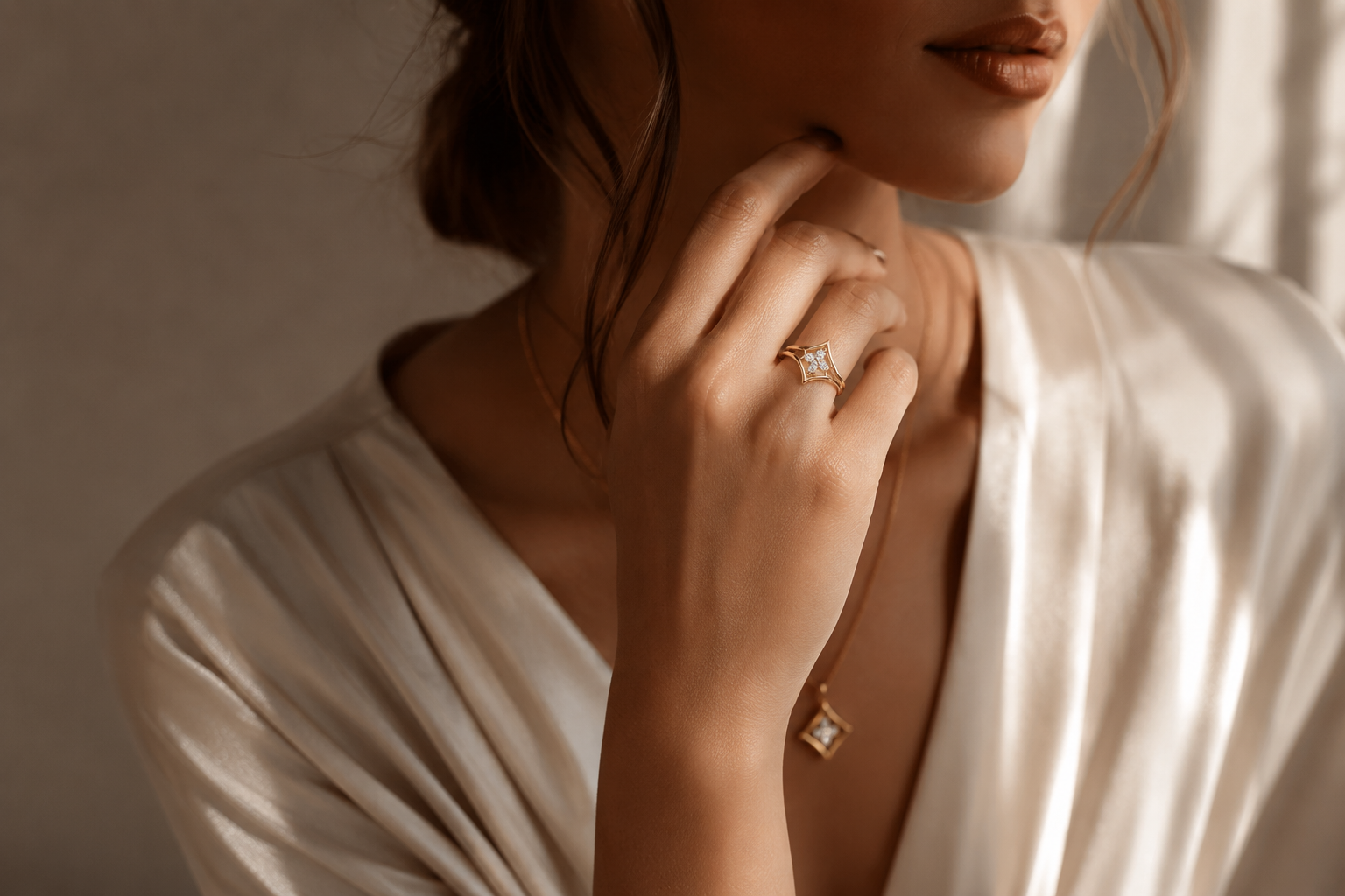 Goldyra - Diamant Ring - 18 Karaat Goud