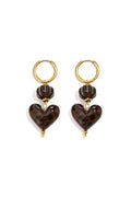 Stainless Steel Beads Earrings Heart Simple Daily Simple Series Women's jewelry
